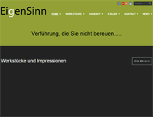 Tablet Screenshot of eigen-sinn.ch